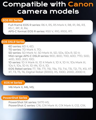 for Canon Rechargeable Remote Shutter Release - Wireless Remote Control for Canon
