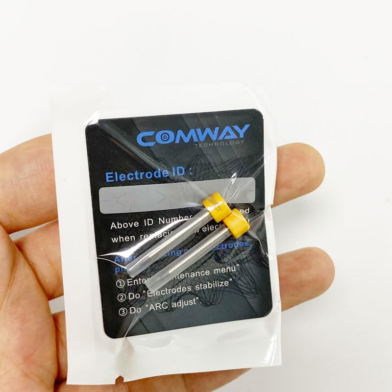 [Australia - AusPower] - Original COMWAY A3 A33 A4 C5 C6 C8 C9 C6S C8S C9S C10 C10S fiber fusion splicer electrodes CE-03-Y electrode rod 1 Pair 