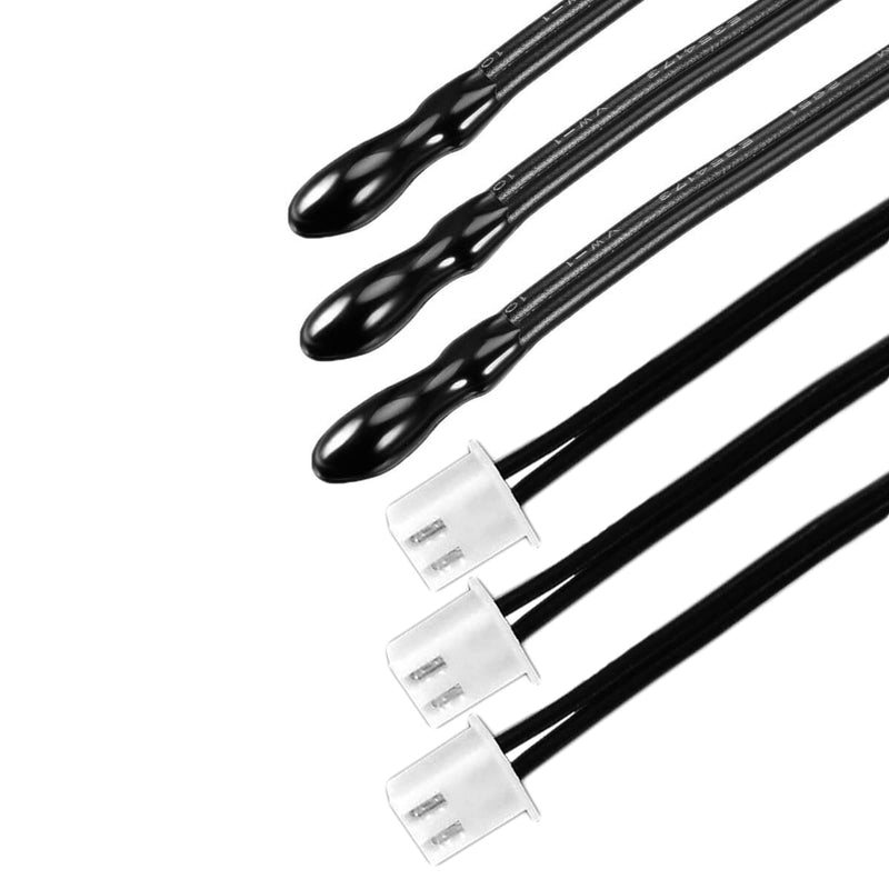[Australia - AusPower] - 100K 3950 Ohm NTC Thermistor Temperature Sensor Probe,1% Precision Cable Length 1M with XH2.54-2P Plug for Air Conditioner (Pack of 5) 