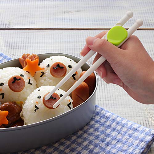 Stainless Steel Kids Utensils with Training Chopsticks | Toddler Silverware | Kids Silverware | Spoon + Fork + Knife + Chopsticks set | 4-12 Years+ | 20 Pieces | Dishwasher Safe | Multi Color Multi Color-5 Sets