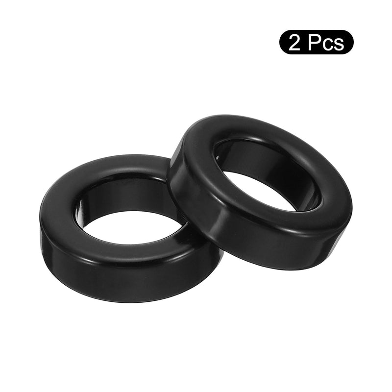 [Australia - AusPower] - QUARKZMAN Toroid Core 23 x 36 x 13 mm Iron Ferrite Chokes Ring Power Toroidal Transformer Stabilisation Signal Transmission Resistance Electromagnetic Interference Black Pack of 2 23x36x13mm 