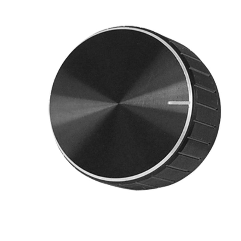 [Australia - AusPower] - uxcell a09101400ux0130 Black Aluminum Volume Control Amplifier Knob Wheel 