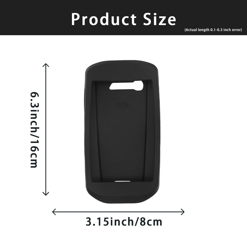 TC51 Protective Case Rugged Rubber Cover for Zebra TC51 TC52 TC52X TC56 TC57 Handheld Barcode Scanner, High-Durability Case Black