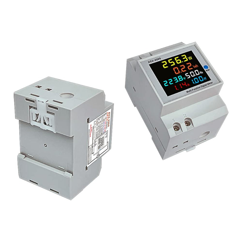 [Australia - AusPower] - Digital Single Phase Energy Meter Tester Electricity Usage Monitor AC 110V 40V~300V 100A Ampermeter Power Voltmeter Ammeter Voltage Amps Watt Kwh Frequency Power Factor Meter Multimeter (Built-in CT) Built-in CT 
