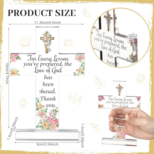 Christian Teacher Appreciation Gift for Sunday School,Classic Style
