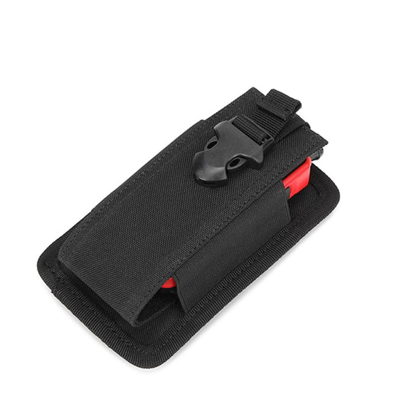 [Australia - AusPower] - Digital Moisture Meter Holster Case Compatible with General Tools MMD4E MMD7NP /Klein Tools ET140 /WoodSavr MT600 /Kiprim WM01 Moisture Meters, Protection Nylon Pouch Holster with Belt & Button black 