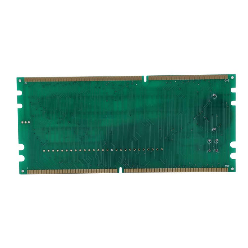 [Australia - AusPower] - 2 in 1 Desktop Motherboard Tester, DDR2/DDR3 Portable Test Card with Light Tester, High Hardness Tester Board Multifunctional Durability for Desktop Computer 
