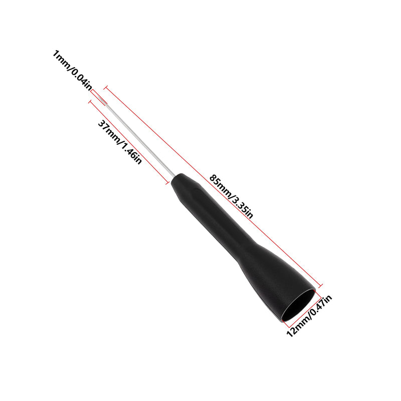 [Australia - AusPower] - 4PCS 1mm Electrical Test Probes Length 8.5cm Suitable for Various Multimeters Fit 2mm Probes Fine 