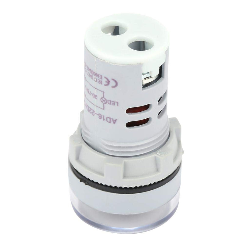 [Australia - AusPower] - YWBL-WH AC Round Frequency Meter LED Digital Display Hz Frequency Indicator Light 