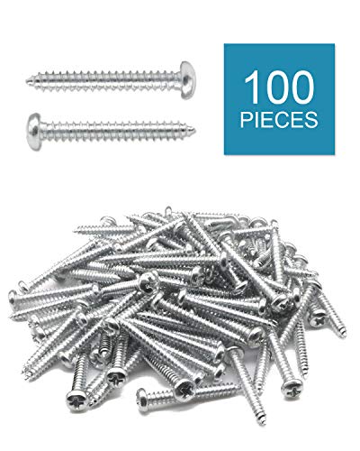 IMSCREWS 200-piece plastic self-drilling drywall anchors with screws assortment kit, 13x42mm
