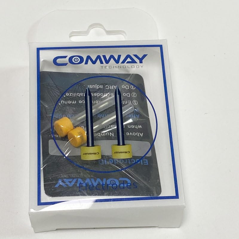 [Australia - AusPower] - Original COMWAY A3 A33 A4 C5 C6 C8 C9 C6S C8S C9S C10 C10S fiber fusion splicer electrodes CE-03-Y electrode rod 1 Pair 