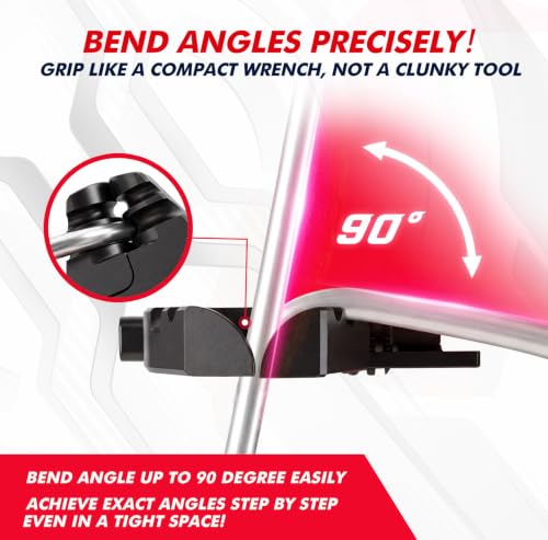 DEVOURIOUS tubing bender set for 3/16, 1/4, 5/16, and 3/8-inch OD tube bending