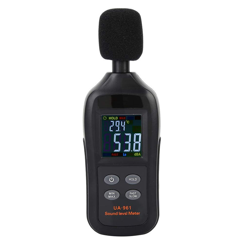 [Australia - AusPower] - Oumefar Sound Meter Digital LCD Screen Decibel Meter Detector Handheld with Measuring Level Range 35dB to 135dB Portable Sound Level Meter for Frequency Analyzer 