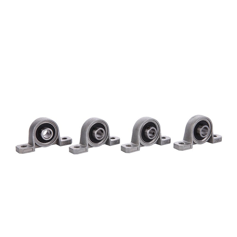 [Australia - AusPower] - Eowpower 4Pcs 8mm Bore Diameter Ball Mounted Pillow Block Insert Bearing 