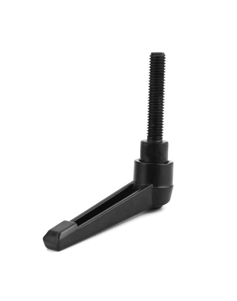 [Australia - AusPower] - QWORK M8 x 40mm Adjustable Clamping Lever Handle - 5 Pack, Ergonomic Zinc Alloy Rotating Screw Lever Handles with Steel Male Threaded Studs, for Lathes, Woodworking, Industrial Equipment 