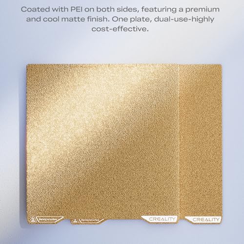 Creality K2 Double Sided PEI Build Plate, 3D Printer Heat and Wear Resistance Textured PEI Spring Steel Print Bed Platform with Wipe Nozzle Design for K2 270x293mm