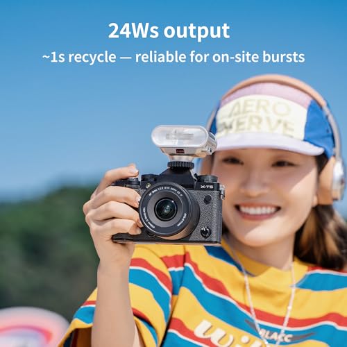 VILTROX TTL Flash for Canon GN12, 1/8000s HSS Retro Camera Flash Speedlite, 24Ws Compact On-Camera Mini Flash, 1s Recycle Time, 3.7V/800mAh, S1/S2 Optical Trigger (Vintage Z1 Pro)