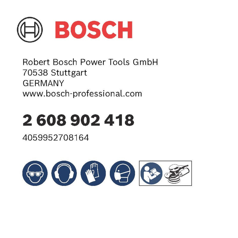 [Australia - AusPower] - Bosch 1 x Expert O780 Film Sanding Disc, 125 mm (for Hardwood, Paint on Wood, Diameter 125 mm, Grit 120, Professional Accessories Random Orbital Sander) Körnung 120 1 x | diameter 125 mm 