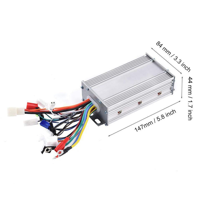 Ejoyous Brushless Speed Controller, 48V 500W Aluminium Alloy Motor Speed Brushless Controller Electric Sine Controller for Electric Scooter