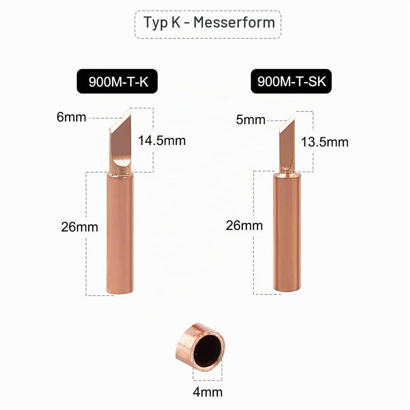 15 Pieces Pure Copper Soldering Tips Set 900M Soldering Tip Replacement | Lead-free soldering station tool compatible with Hakko, TENMA, ATTEN, Quick, Aoyue, Yihua soldering iron
