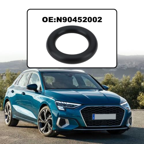ECSiNG 10-pack coolant hose O-ring 11x3 mm nitrile rubber compatible with Volkswagen and Audi OEM N90452002