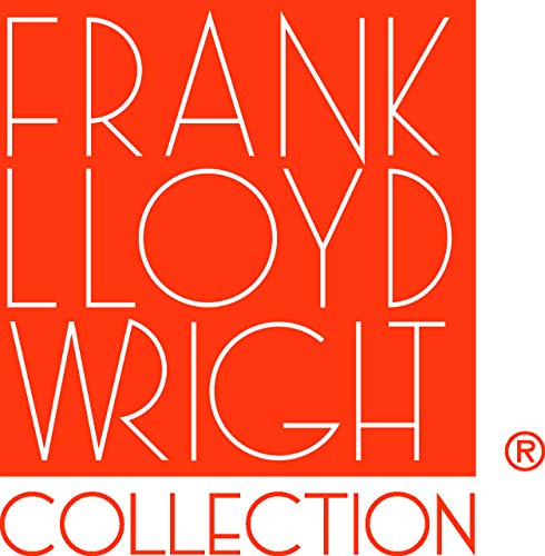 Culver Frank Lloyd Wright DOF Double Old Fashioned Glass 14-Ounce (Gift Boxed Set of 2, Waterlilies)