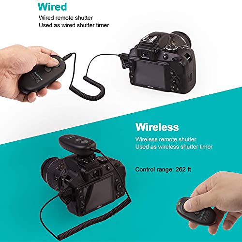 AODELAN Wireless Camera Remote Compatible with Nikon Z8 Z6 Z7 D5600