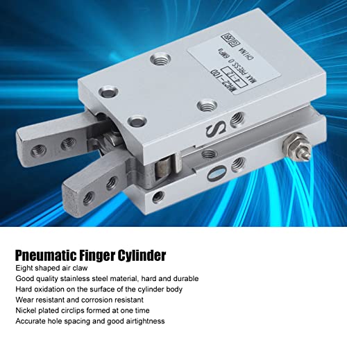 0.15-0.6MPa Double Acting 2 Claws Air Gripper Pneumatic Cylinder 10mm Bore Diameter Parallel Style Finger Small Manipulator,Industrial Robots and Accessories