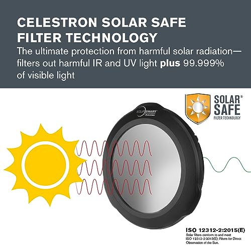Celestron EclipSmart 6" Solar Safe Eclipse Telescope Filter – ISO Compliant 6" SCT