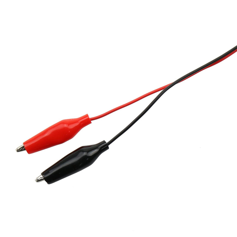 [Australia - AusPower] - Crocodile Clamps Test Wire ZZHXSM 50cm/19.69inch Double Alligator Clips to USB Male Connector Cable Copper Test Lead for Testing Circuit, Copper Alligator Clip Test Lead with Male USB Connector 