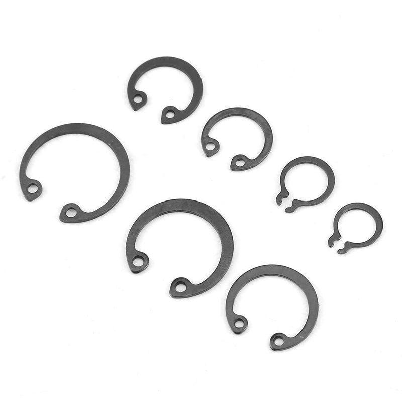 [Australia - AusPower] - Circlip Assortment, 225pcs Circlip Set 18 Sizes Internal & External Snap Retaining Ring Circliip with Packing Box 