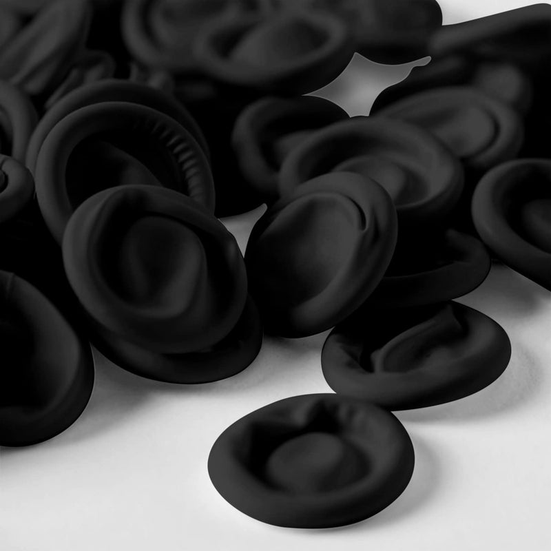 [Australia - AusPower] - 400 Pcs Latex Finger Cots Disposable Fingertips Protective Finger Cots for Electronic Repair, Handmade, Industrial Apply, Black 400 Count (Pack of 1) 