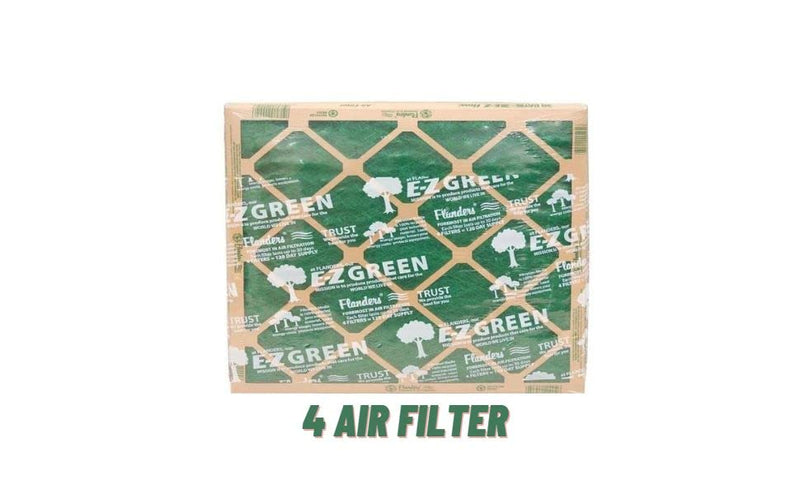 Flanders Precisionaire 14 x 24 x 1 inch nested glass furnace air filter, 4-filter pack