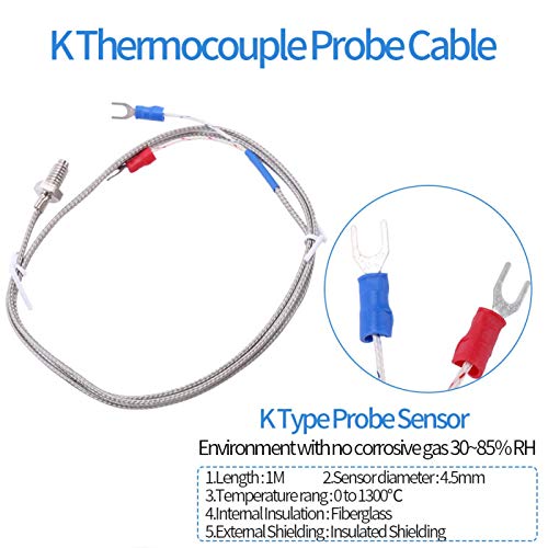 REX-C100 PID Temperature Controller 0~1300 Alarm REX-C100 Digital LED PID Temperature Controller Kits AC110V-240V