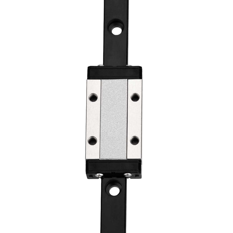 [Australia - AusPower] - 400mm MGN9 Linear Sliding Rail Guide with a MGN9H Carriage Block for 3D Printer and CNC Machine,Black (MGN9H, 400mm) 