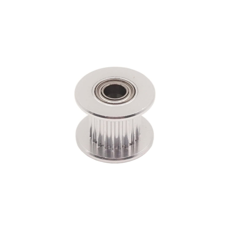 [Australia - AusPower] - 5M GT2 Timing Belt 15mm Width + 4pcs 20 Teeth 5mm Bore Timing Pulley Wheel + 4pcs 20 Toothless Bore 5mm Idler + 4pcs 20 Tooth Bore 5mm Idler,for 3D Printer 5M SET 