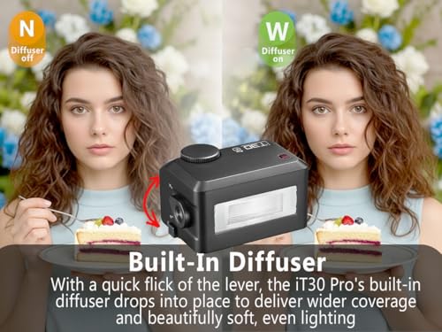 Godox iT30pro F TTL Mini Flash & Trigger- GODOX Authorized Distributor iT30 Pro F for Fuji - IT30 Pro for Fujifilm TTL Flash, Wireless Master & Receiver, HSS 1/8000 Second, 2.4G Wireless Black IT30PRO for Fuji