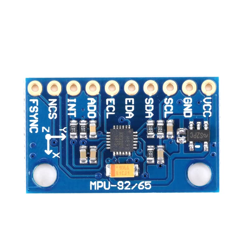 [Australia - AusPower] - 3Pcs GY-MPU9250 9 Axis Sensor Module 9 Axis Attitude Acceleration Gyroscope Sensor Module Magnetic Field Sensor Module 9 DOF Accelerometer 16 Bit AD Converter Data Output IIC I2C SPI 