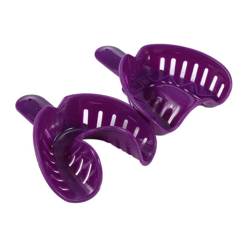 [Australia - AusPower] - 12pcs Dental Impression Tray Plastic 6 Sizes Autoclavable for Adult and Children 