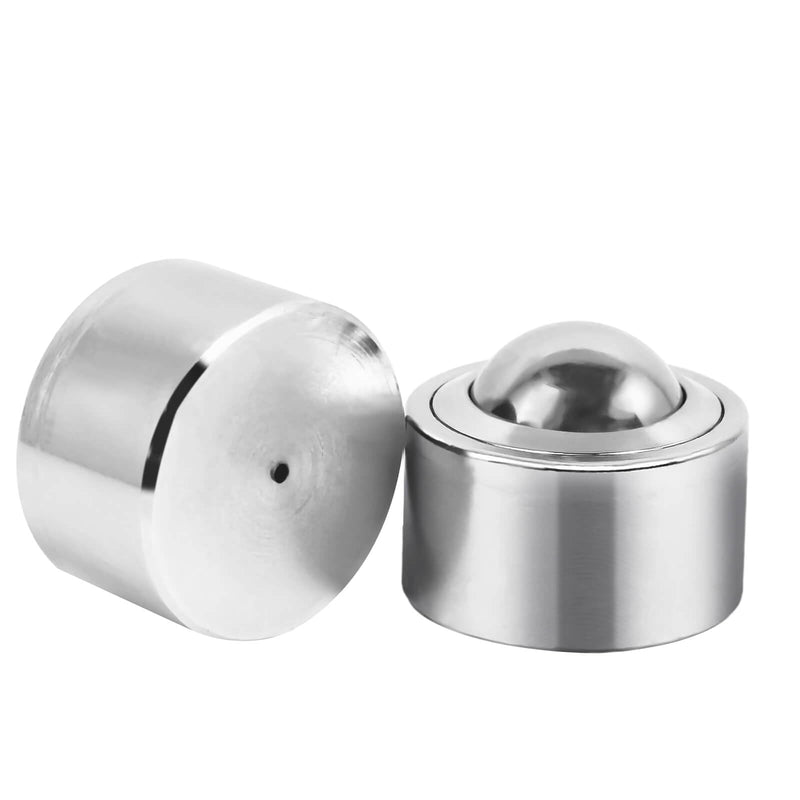 [Australia - AusPower] - Roller Ball Transfer Bearings Casters - Heavy Duty Conveyor Ball Transfer Unit for Transmission Equipment, 15.88mm Diameter Universal Rotation Roller,528 Lbs Total Load Capacity, 6 Pieces D-15.88 