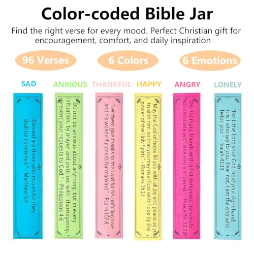 40th Birthday Bible Verses Jar Gift for Woman 40th