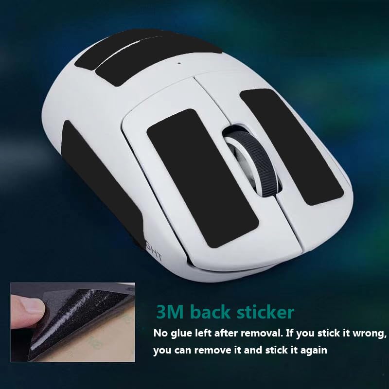 Anti Slip Grip Tape Universal Kit Pre-Cut Universal grip tape ultra-thin Pre-Laminated Sweat Absorbing High Performance Universal Mouse Grip Tape Ultra-Thin 0.5mm Anti-slip grip tape for gaming mouse