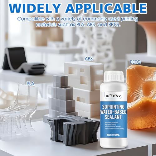 Water-Based Seal for 3D Printing, 100ML 3D Paint, Airtight Protection