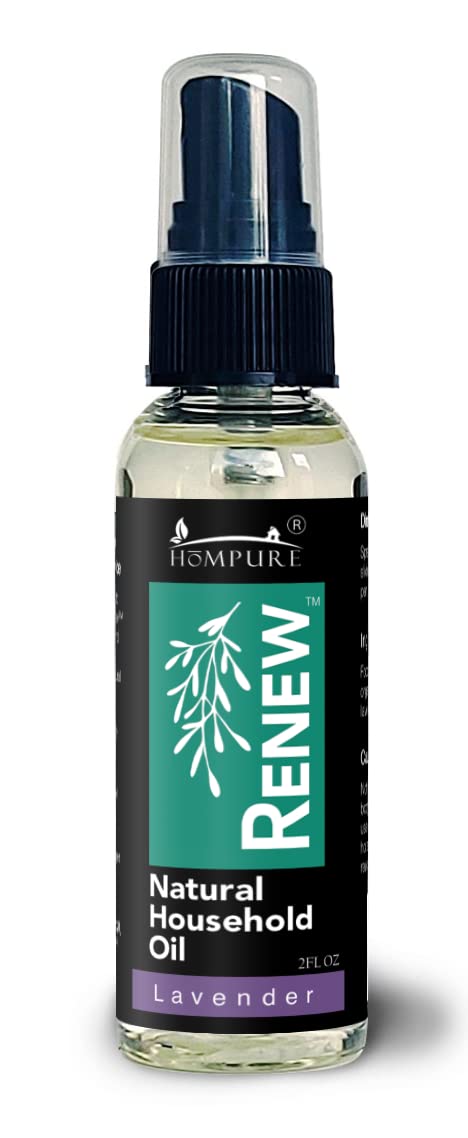 [Australia - AusPower] - HōMPURE® Renew Natural Household Oil Lavender Scent 2 oz, Lubricate Squeaky Door Noisy Hinge, Sliding Door Lubricant Spray, Dead Bolts Locks Key Holes, Garage Doors Wheels Chain Rollers 