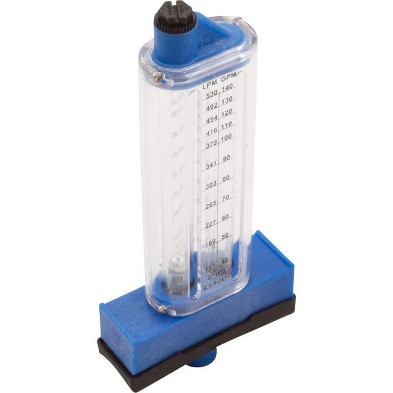 [Australia - AusPower] - Rola-Chem Flowmeter Top Mount 570351T, 40-140 GPM, PVC Flow Meter for 2" Pipe, Accurate Flow Rate Measurement for Residential Swimming Pools 