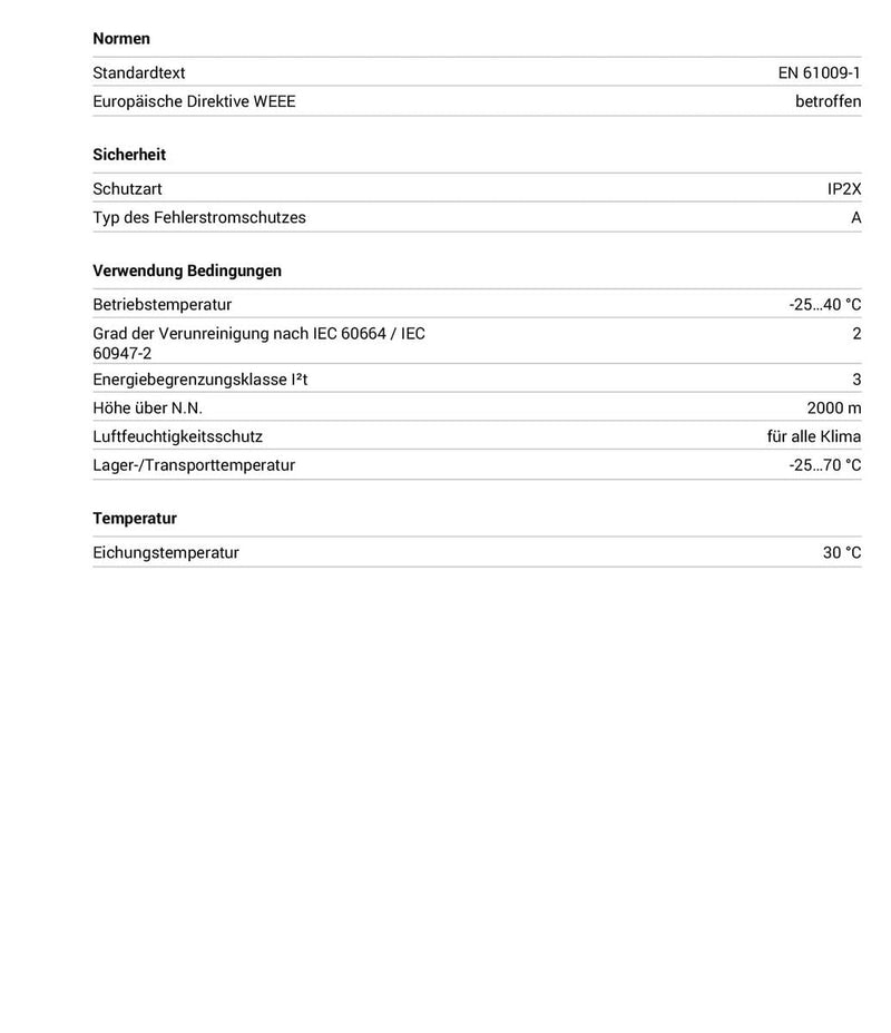 [Australia - AusPower] - Hager ADS916D Residual Current Circuit Breaker B 16A 30mA 2-Pin 1-Pin Protected Single 
