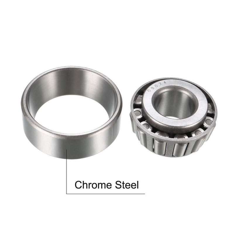 [Australia - AusPower] - uxcell 09074/09196 Tapered Roller Bearing Cone and Cup Set 0.75" Bore 1.938" O.D. 0.9063" Width 0.75"x1.938"x0.9063" 
