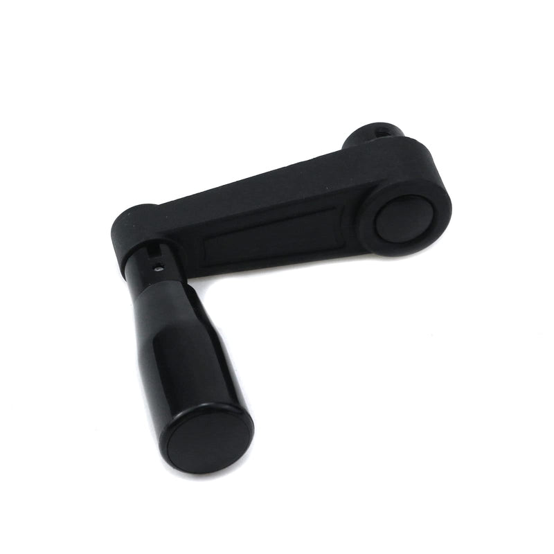 [Australia - AusPower] - 3.35-Inch Length Foldable Crank Handle Nylon Swivel Rocker Handle for Industrial Machine Tools or Other Equipments (Hole Diameter 8mm) 8mm Hole 