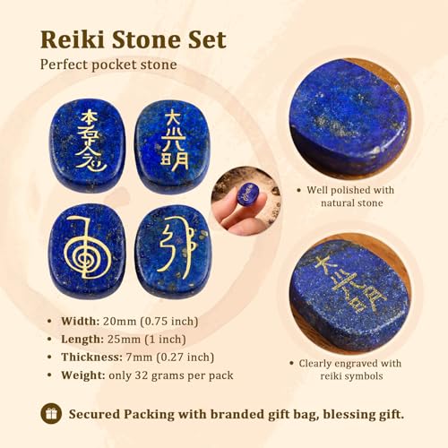 rockcloud Chakra Stones Healing Crystal Polished Engraved Palm Pocket Stone Deep Red