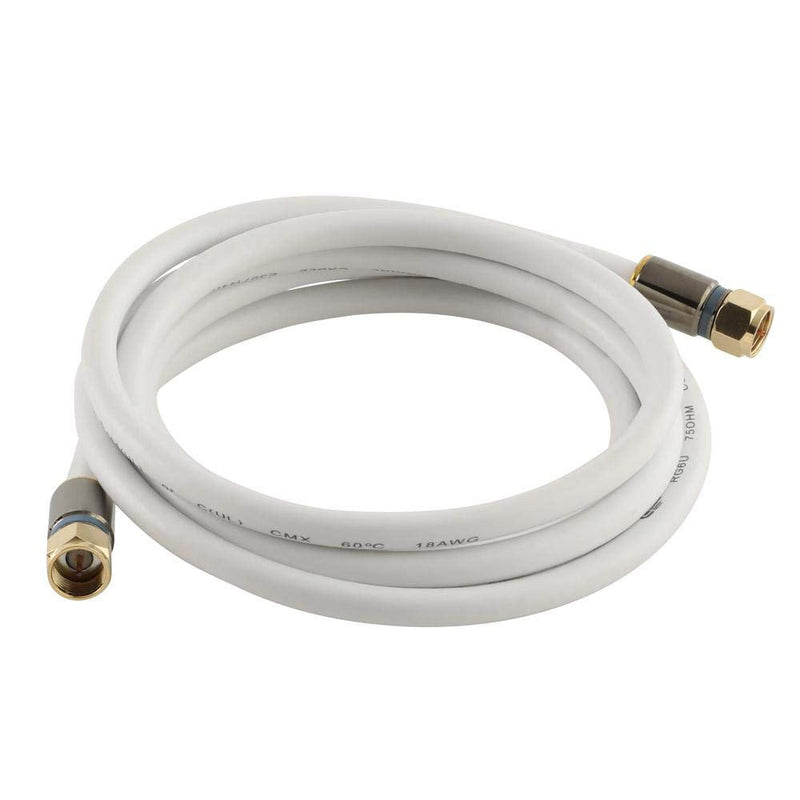 [Australia - AusPower] - Commercial Electric 6 ft. RG-6 Coaxial Cable - White 